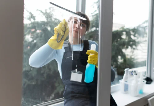 Nettoyage de vitres intérieures et extérieures à Lusanger
